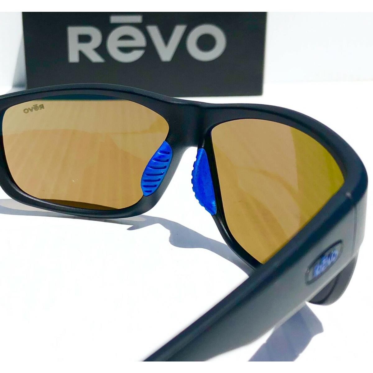 Revo sunglasses Bear Grylls Caper - Matte Black Frame, Shallow Green Water Polarized Lens