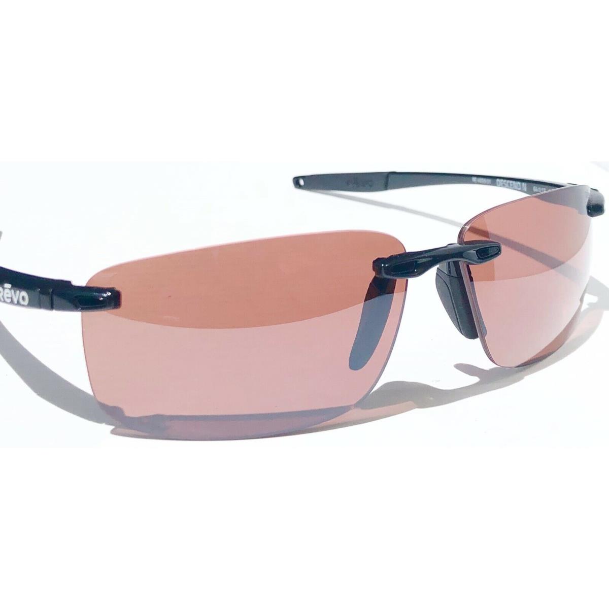 Revo sunglasses Descend - Black Frame, Brown Lens