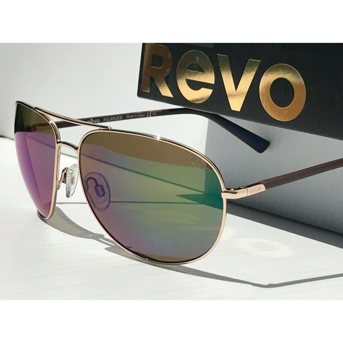 Revo sunglasses Tarquin - Gold Frame, Green Lens