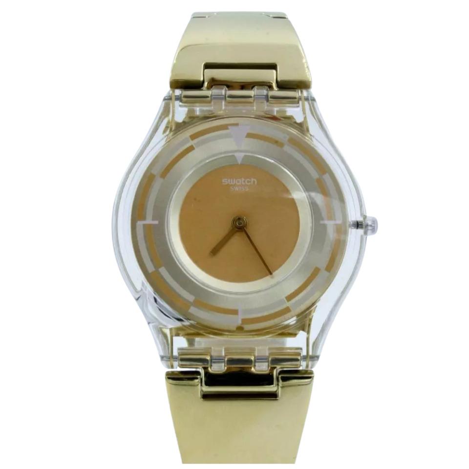 SFE104G Women`s Quartz Schupe Watch 34mm - Gold by Swatch