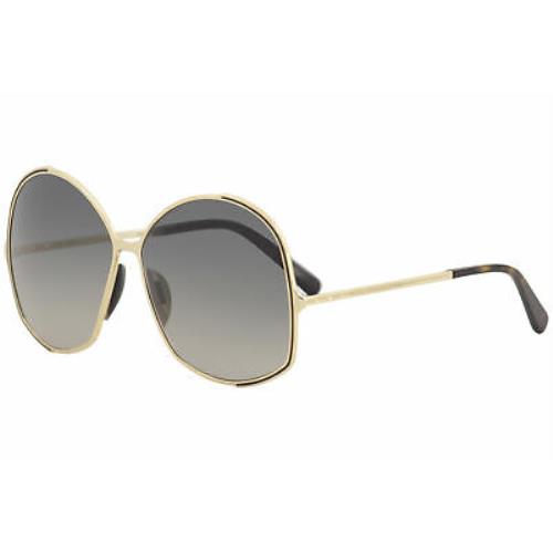 Marc Jacobs 621S 621/S KS6DX Gold/black Fashion Butterfly Sunglasses 62mm