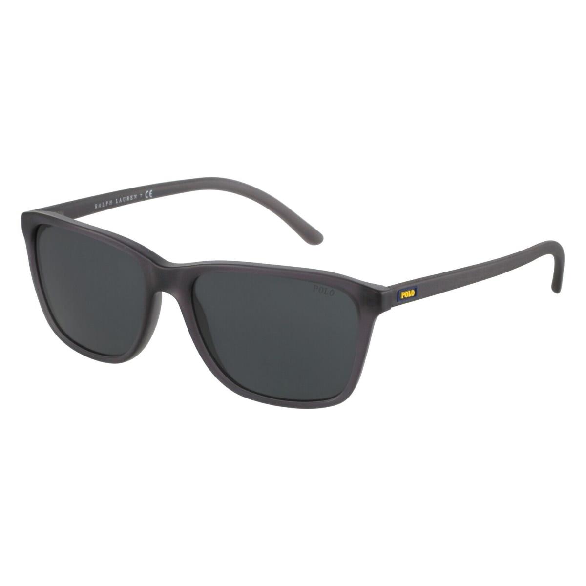 Polo Ralph Lauren Mens PH 4108 5320/87 Matte Cristal Grey Sunglasses In Case