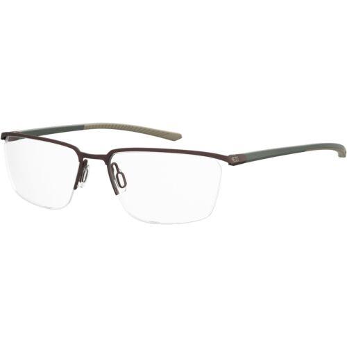 Under Armour Ua 5002/G 009Q Brown Gray Rectangle Men`s Eyeglasses