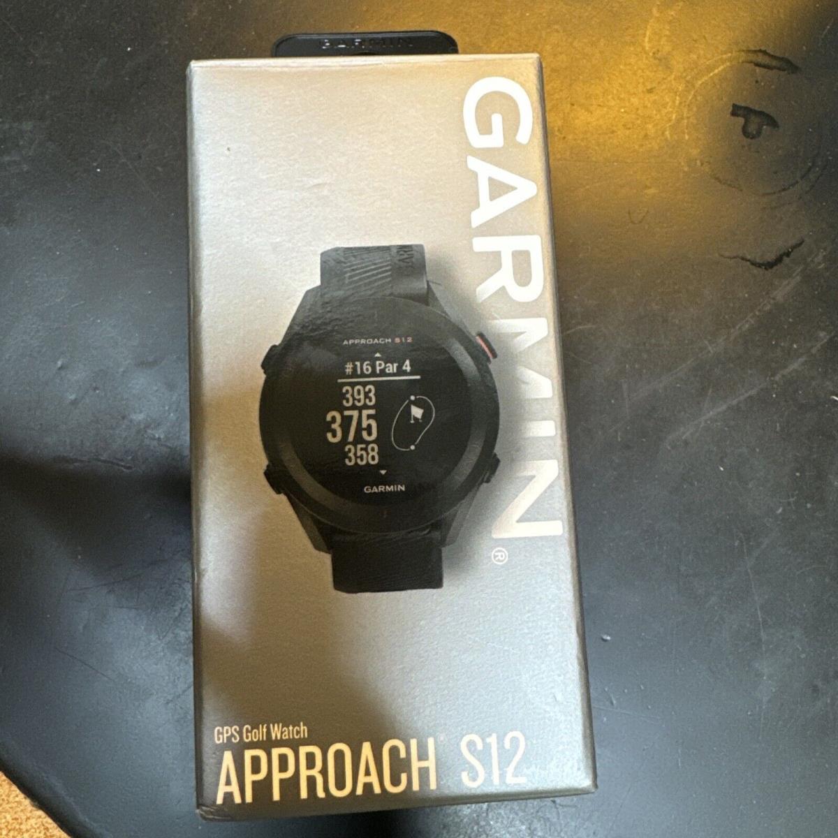 Garmin Approach S12 Golf Gps Golf Watch - Black 010-02472-00