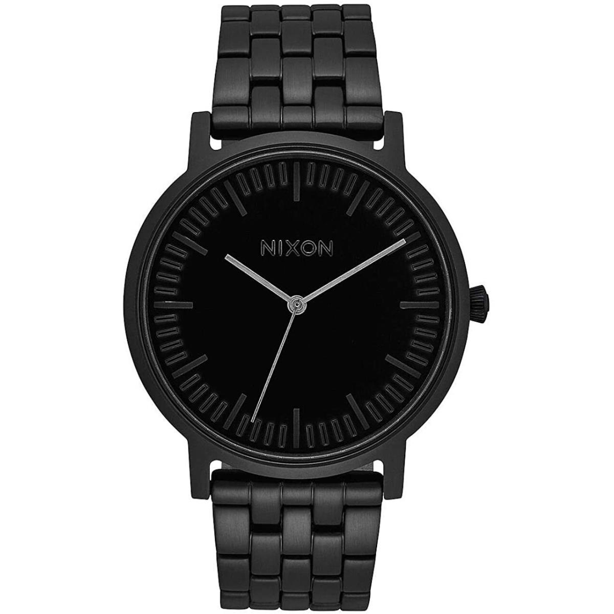 Nixon Porter All Black Stainless Steel Unisex Watch A1057-001