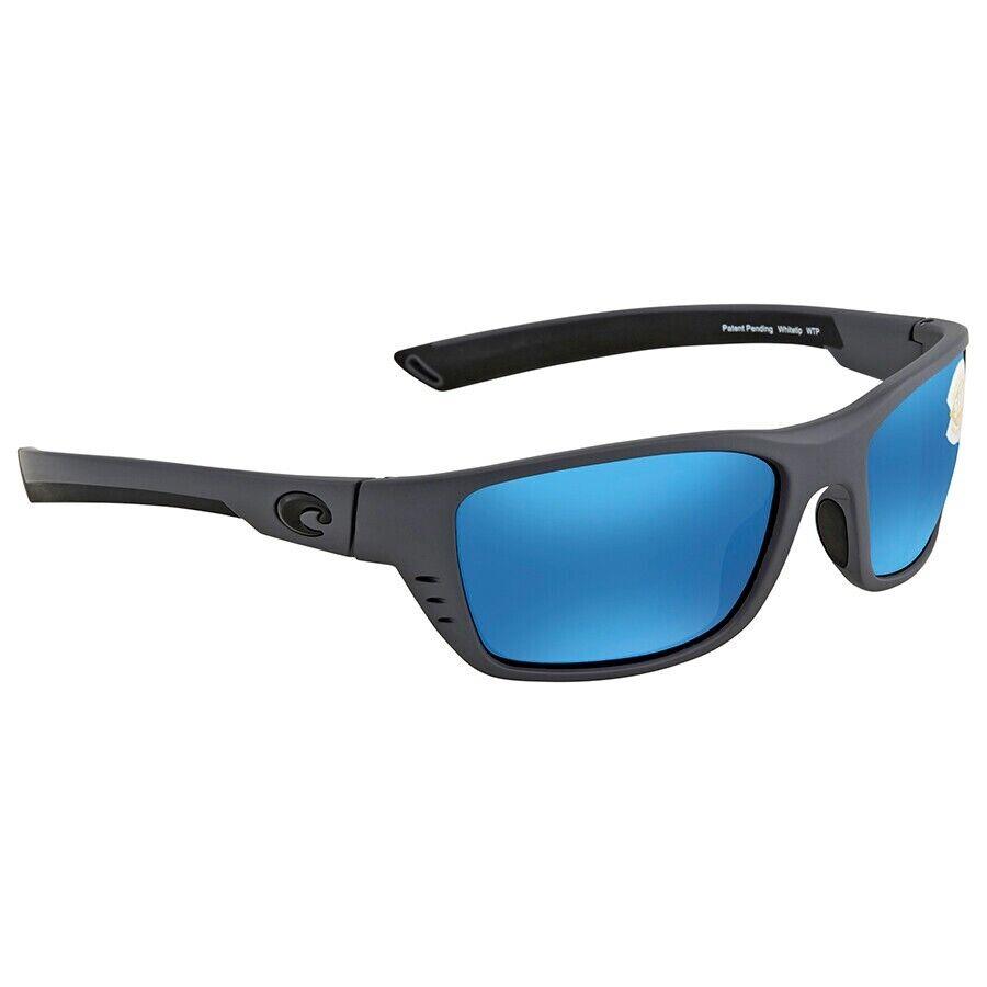 Costa Del Mar Wtp 98 Obmp Whitetip Sunglasses Blue Mirror 580P Polarized 58mm