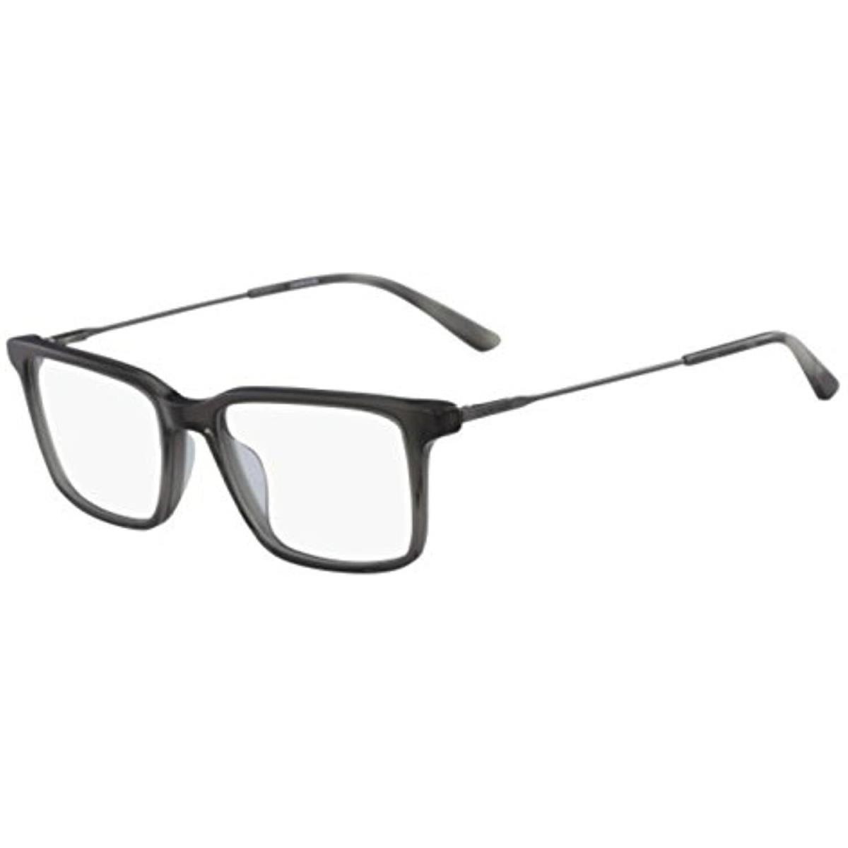 Calvin Klein CK18707 006 Crystal Charcoal Eyeglasses 53mm with CK Case
