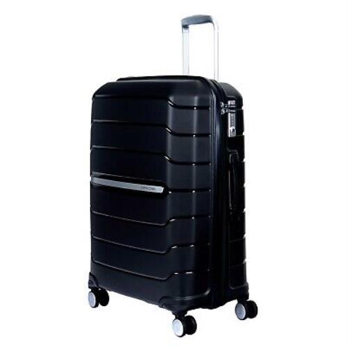 Samsonite Octolite I72009005 Black Medium Polypropylene 8 Wheels Pockets Luggage