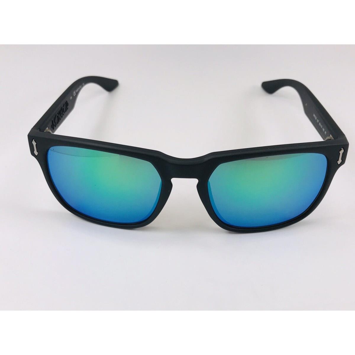 Dragon Sunglasses DR 513SI Monarch Ion 007 Matte Black with Green Ion Lenses