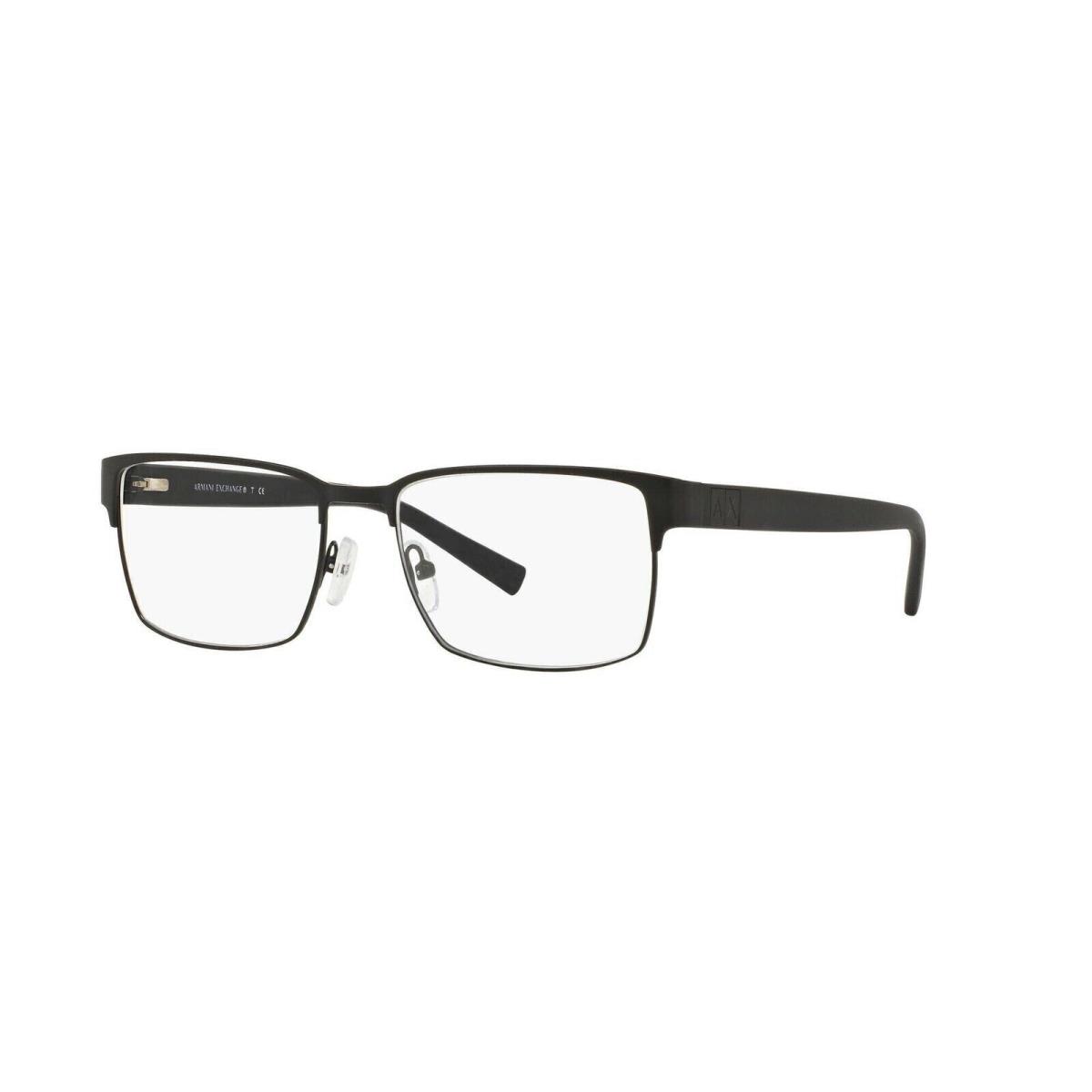 A X Armani Exchange Men`s AX1019 Metal Square Prescription Eyeglass Frames