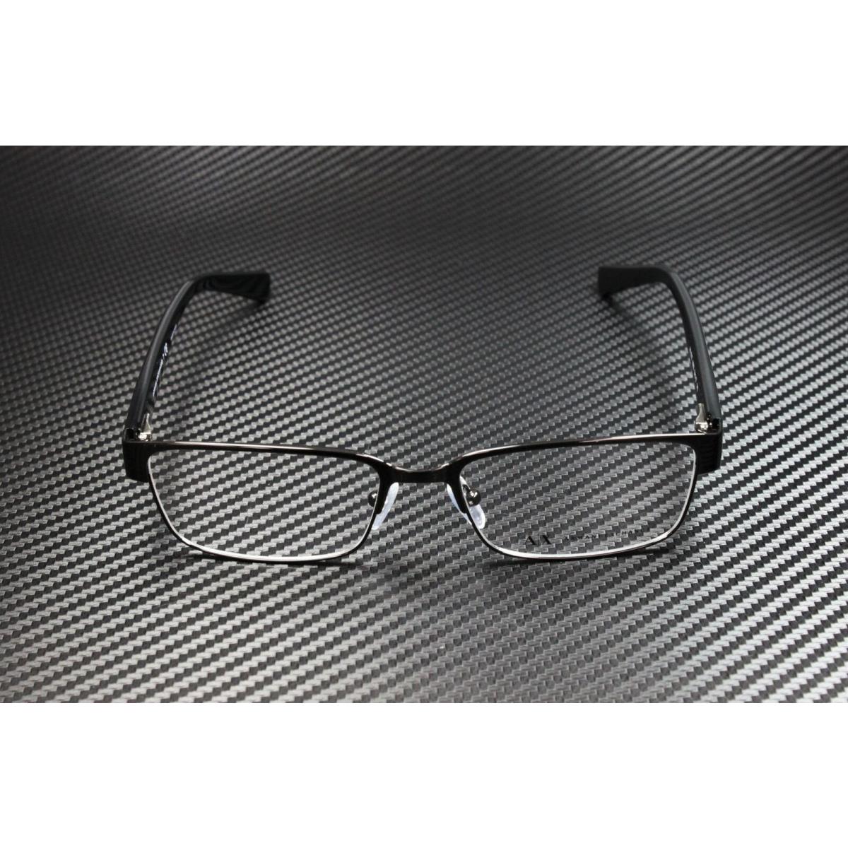 Armani Exchange AX1017 6000 Black Demo Lenses 56 mm Men`s Eyeglasses