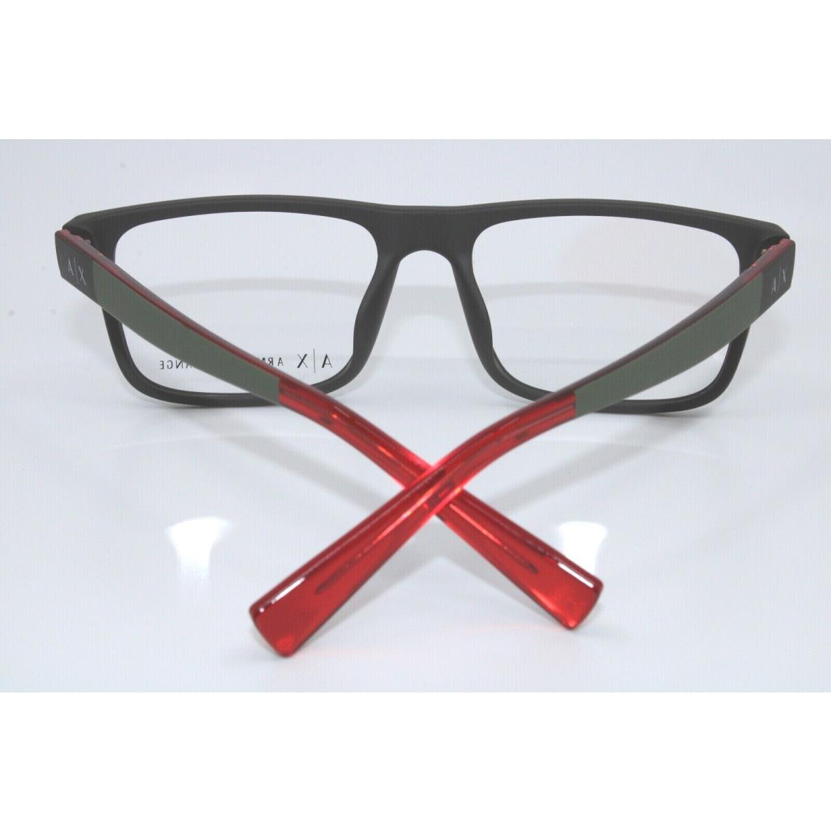 Armani Exchange AX3035F 8194 Matte Grey W/red Eyeglasses 54