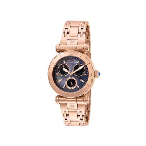 Invicta Subaqua Rose Gold Tone+blue Mop Sub Dial Bracelet Watch 24429 - BLUE MOP Dial, ROSE GOLD Band, ROSE GOLD Manufacturer Band