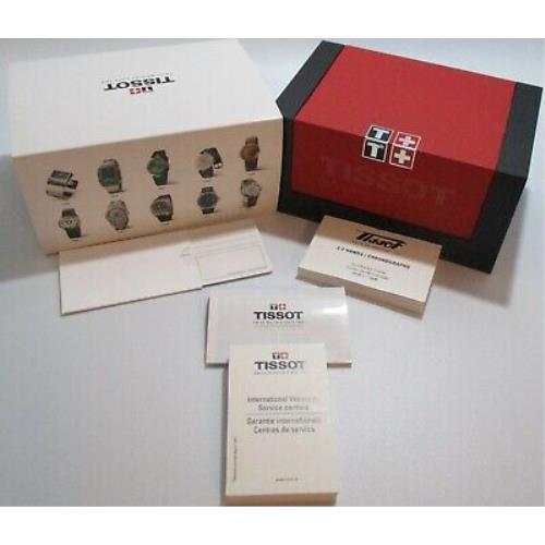 Tissot Box Pouch Books Warranty Card Automatic Watch Chronograph Instructions