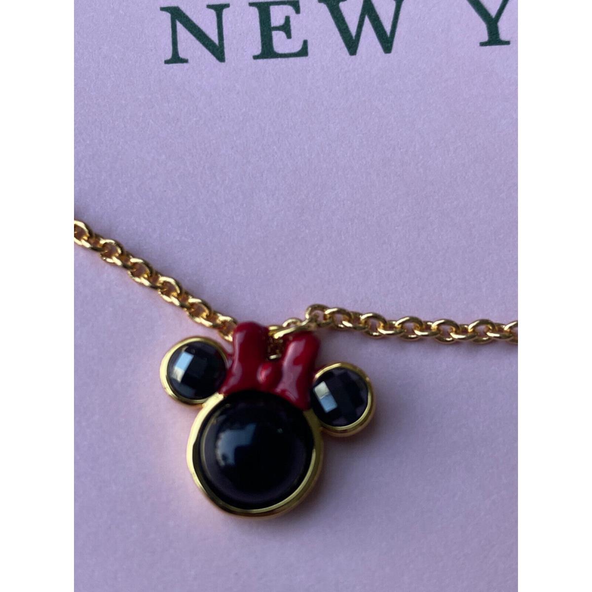 Kate Spade Disney Minnie Mouse Necklace. 14a