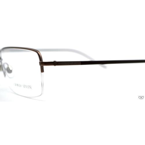 Giorgio Armani AR5022 3006 Bronze Half-rimmed Eyeglasses 55