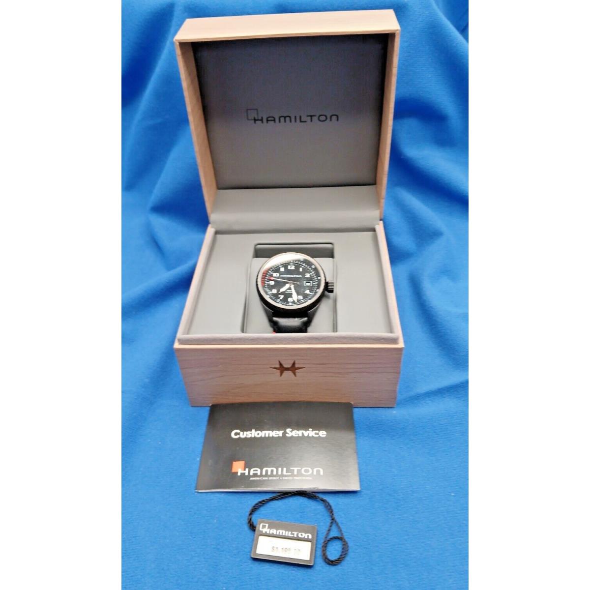 Hamilton H76695733 Khaki Takeoff Air Zermatt Men`s Automatic Watch