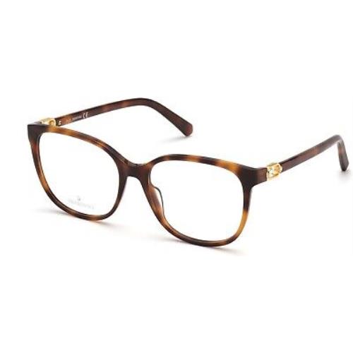 Swarovski SK 5401 SK5401 Dark Havana 052 Eyeglasses