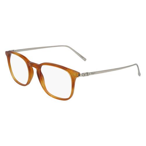 Salvatore Ferragamo SF2846 212 Light Tortoise Eyeglasses 53mm with SF Case