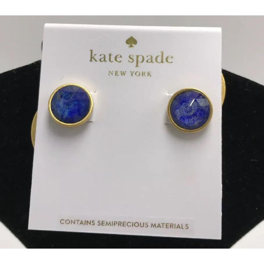 Kate Spade Sunshine Stone Blue Earrings S1