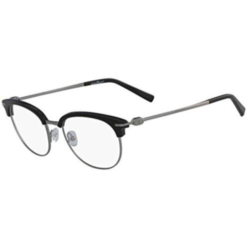 Salvatore Ferragamo SF2164 021 Black Ruthenium Eyeglasses 52mm w/ SF Case