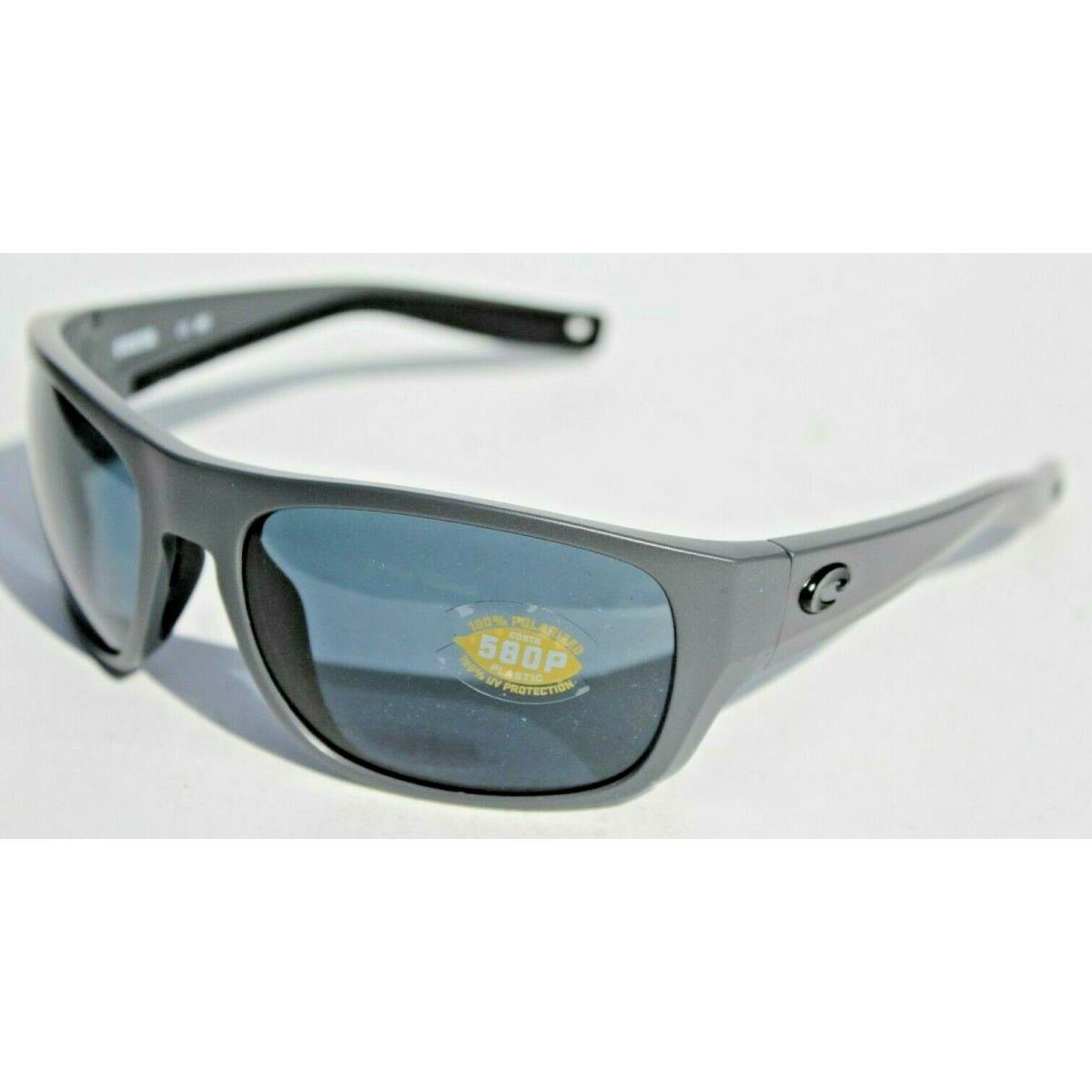 Costa Del Mar Tico 580 Polarized Sunglasses Matte Gray/gray 580P