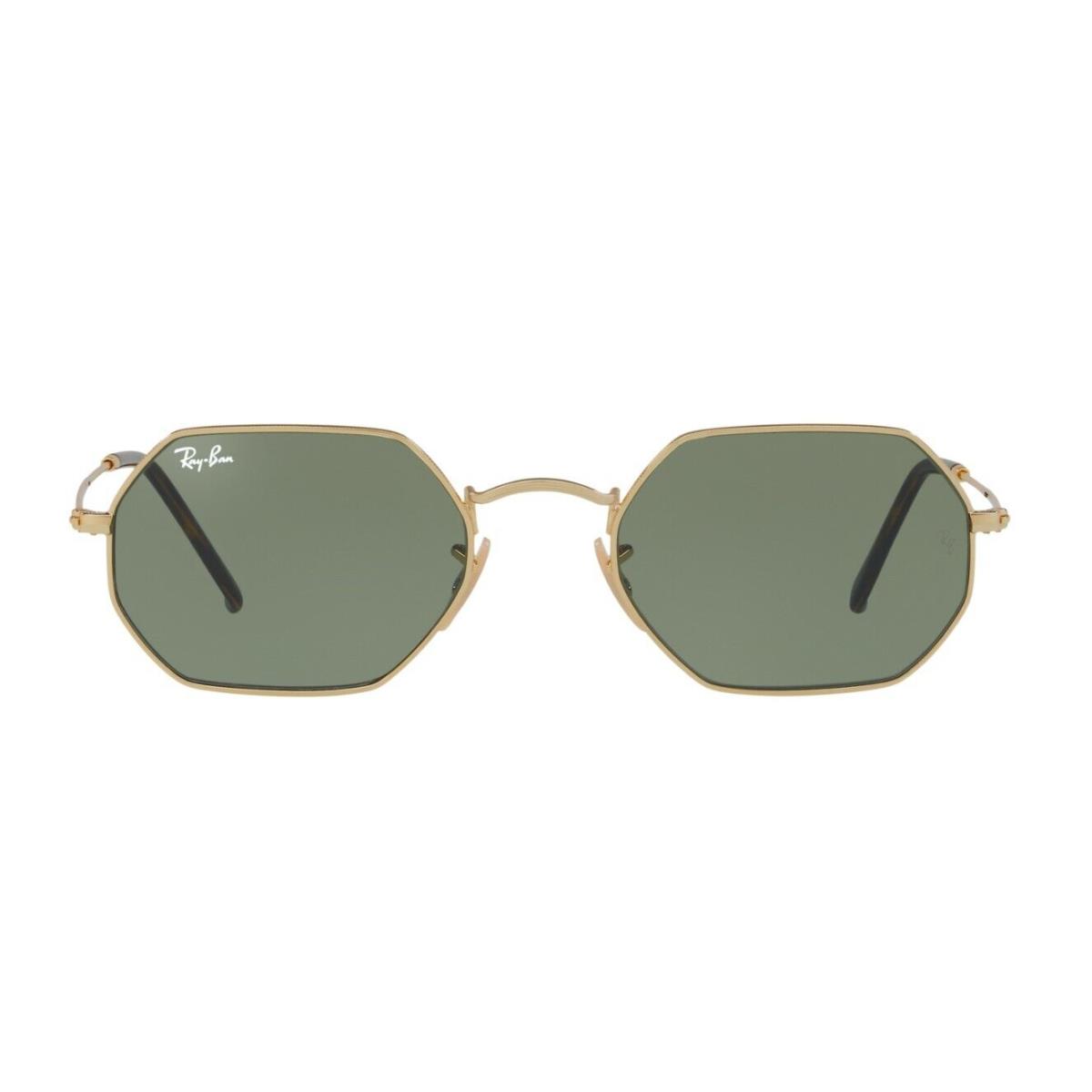 Ray-ban Octagonal RB 3556N Gold/G-15 Classic Green 001 Sunglasses