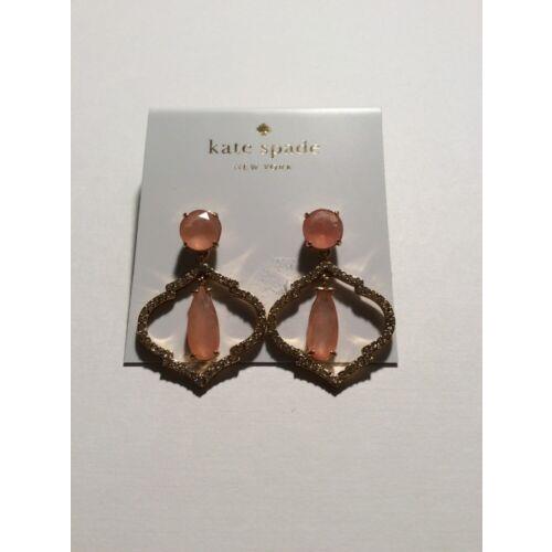 Kate Spade Lantern Gems Quatrefoil Drop Earrings 163 D