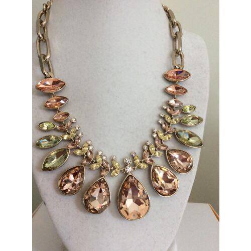 $375Givenchy Jonquil Crystal Statement Necklace 200B