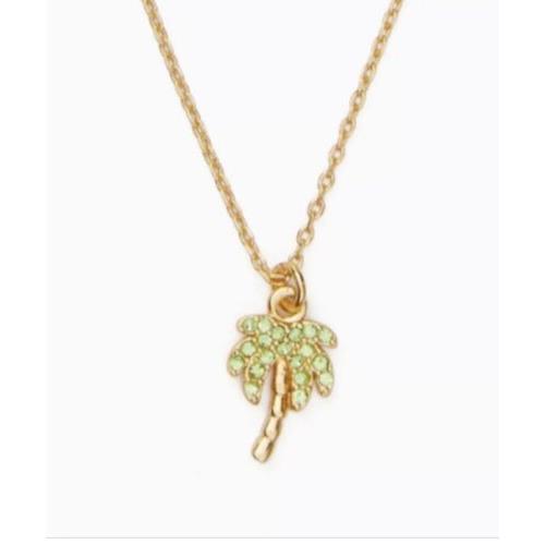Kate Spade California Dreaming Pave Palm Tree Pendant Necklace 65d