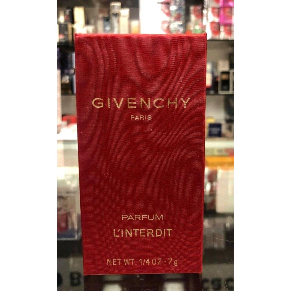 Givenchy L`interdit Parfum Pure Atomizer Spray 7g Net Wt. 1/4 oz