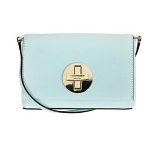 $145Kate Spade Newbury Lane Sally Leather Crossbody Bag Purse Grace Blue US4