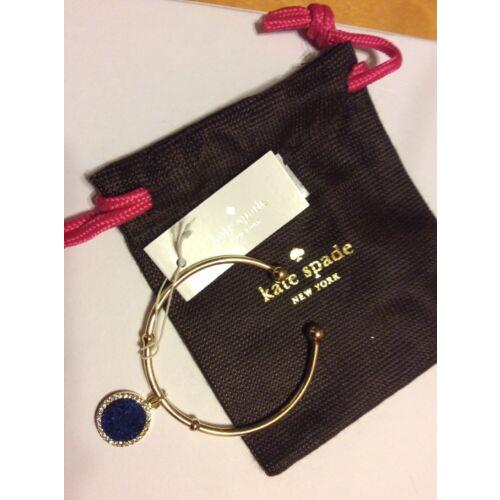 Kate Spade All That Glitters Charm Blueiolite Bracelet 124a