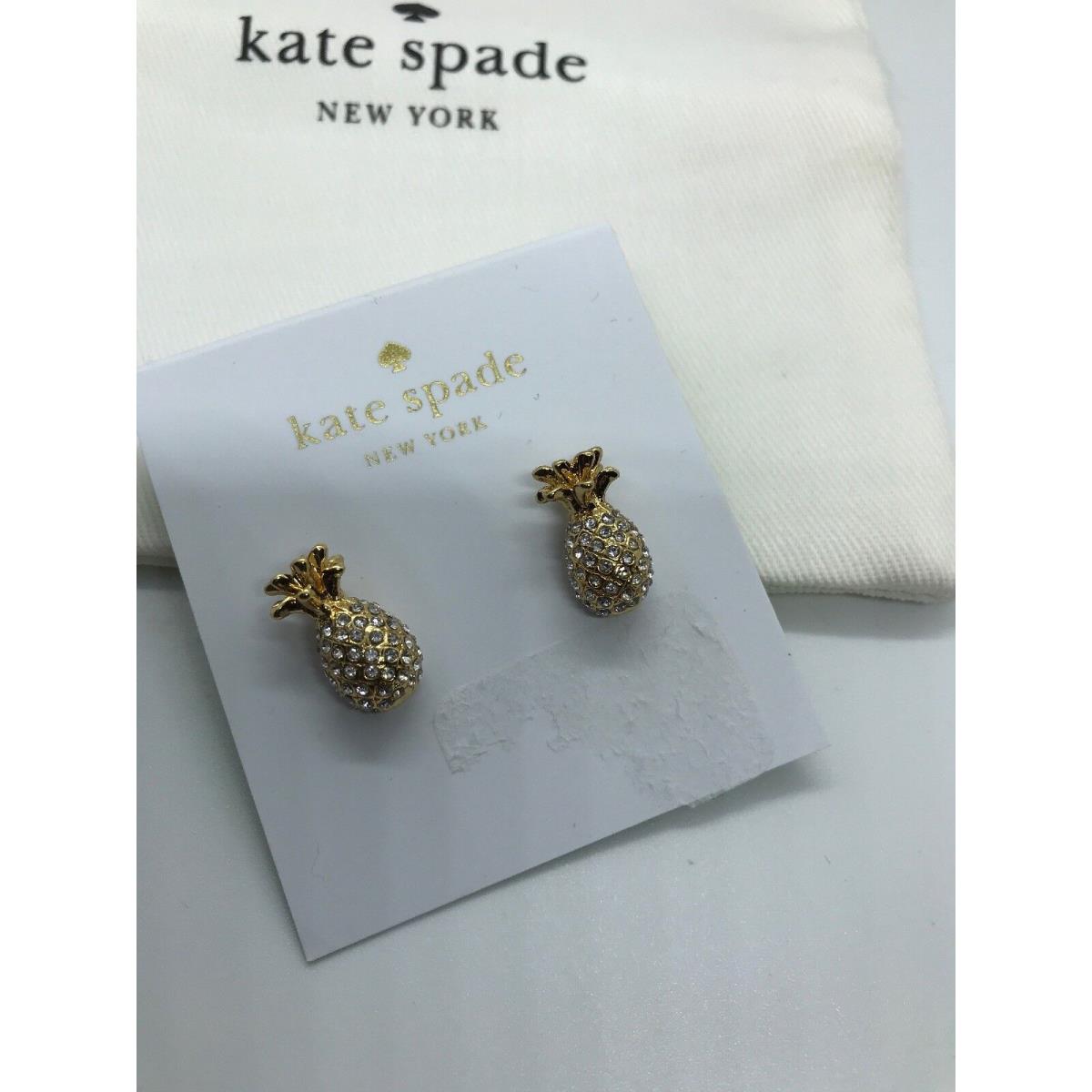 Kate Spade by The Pool Pineapple Stud Earrings Sk11