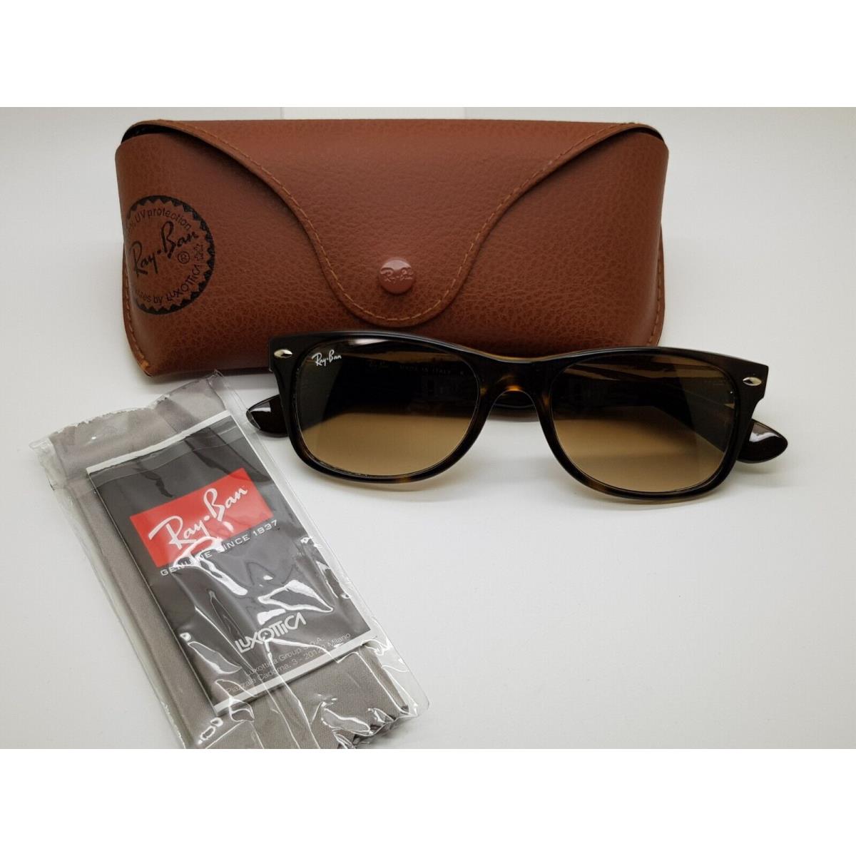 Ray-ban New Wayfarer Classic Wayfarer Classic Sunglasses RB2132 710/51 Tortoise w/ Case - Frame: Tortoise, Lens: Light Brown