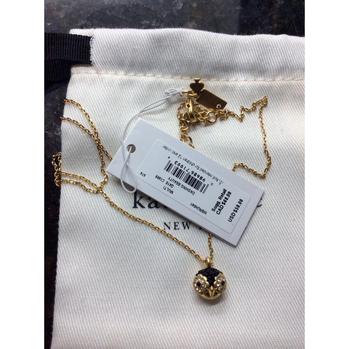 Kate spade hot sale owl pendant