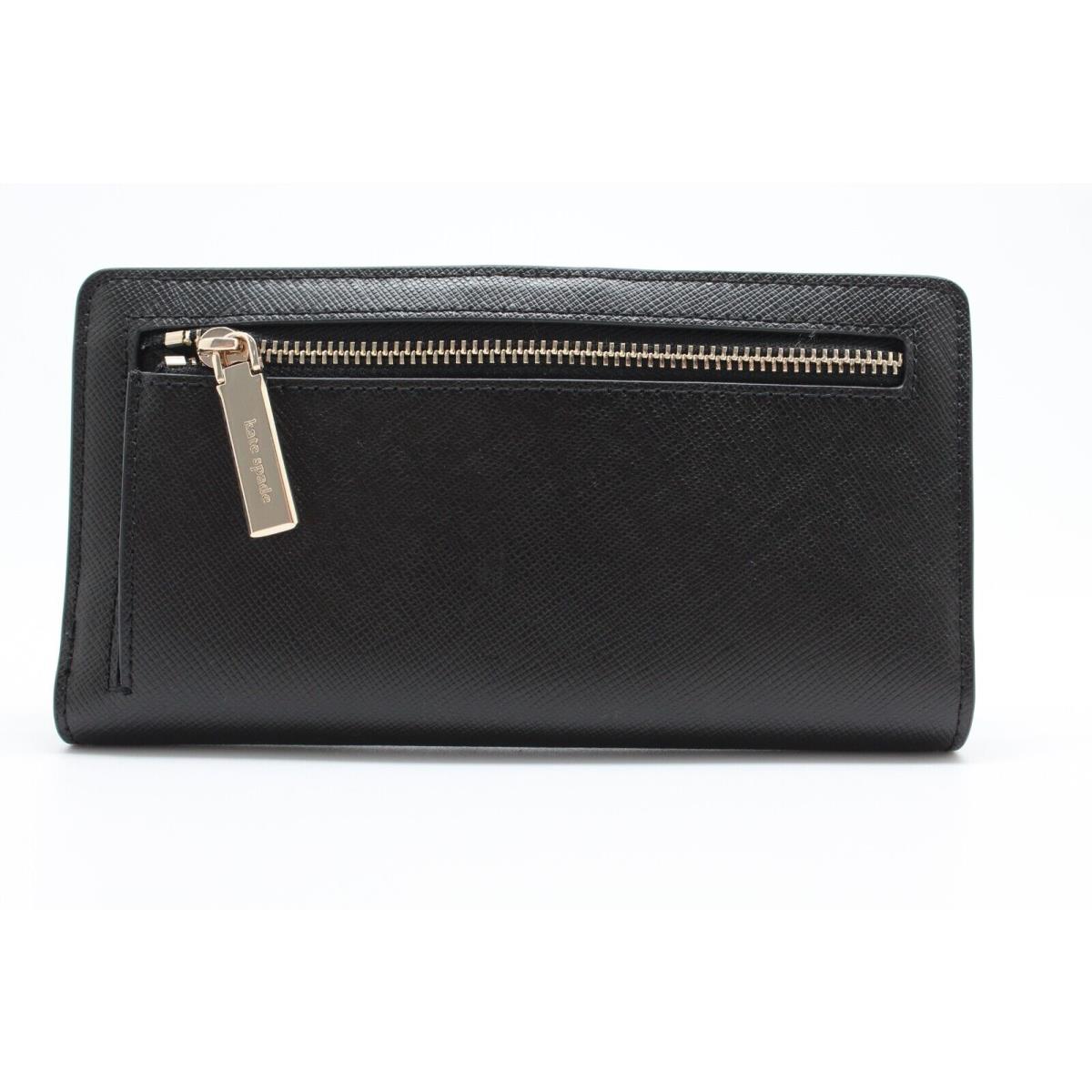 Kate Spade New York Staci Large Slim Bifold Wallet Black