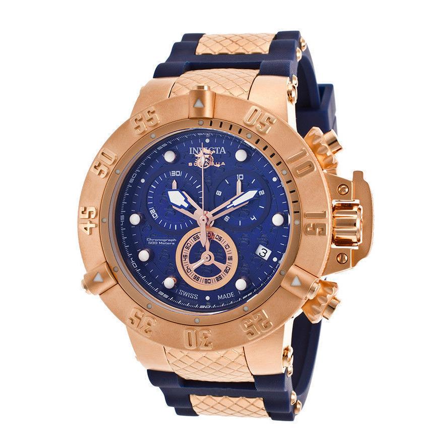 Invicta Men`s 15804 Subaqua Noma Dragon Rose Gold Swiss Made Blue Ret$1995