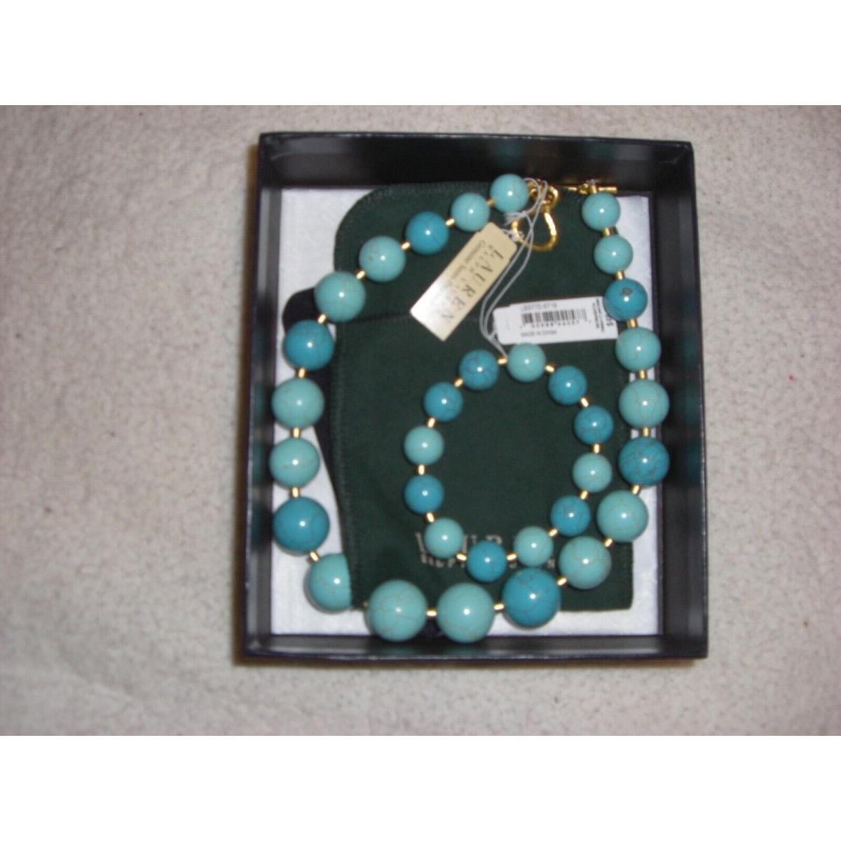 Lauren Ralph Lauren Turquoise Necklace and Bracelet Set