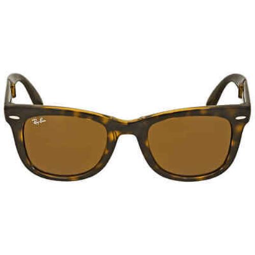 Ray Ban W-r Folding Classic Brown Classic B-15 Unisex Sunglasses RB4105 710 50