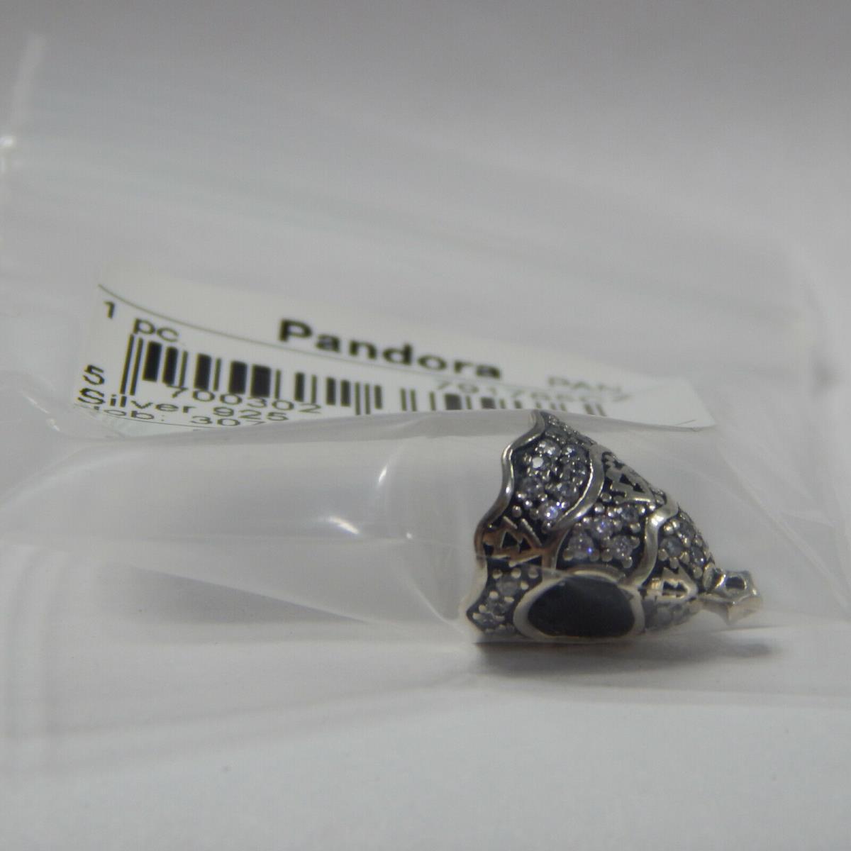 Pandora Charm Twinkling Christmas Tree 791765CZ W Suede Pouch