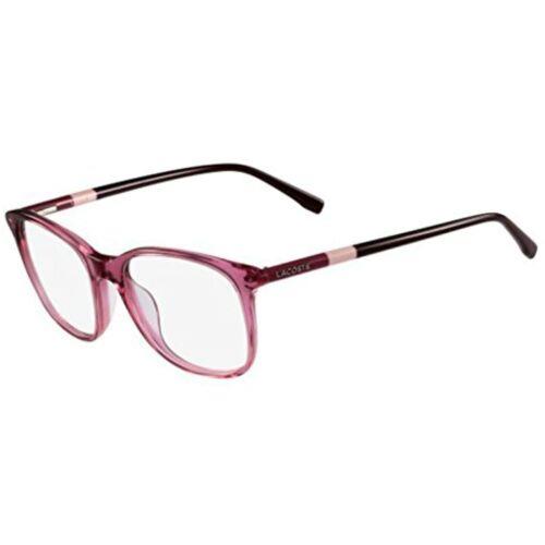 Lacoste L2770 662 Crystal Rose Eyeglasses 51mm with Lacoste Case
