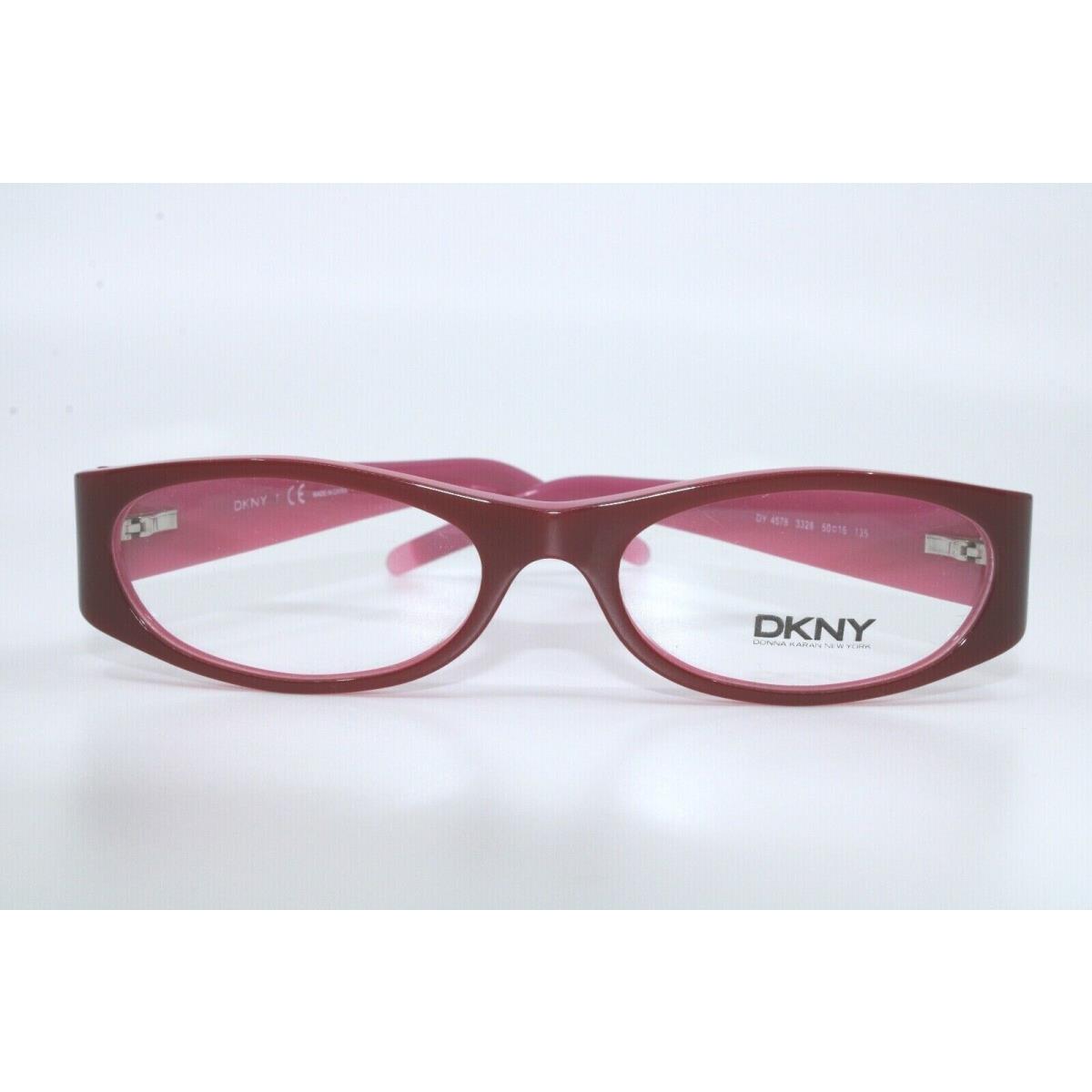 Dkny DY 4578 3328 Berry with Light Berry Eyeglasses 50