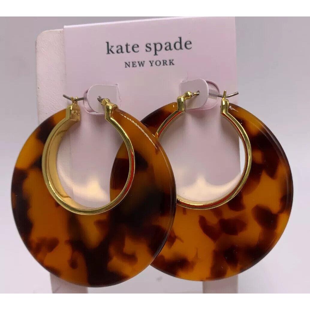 Kate spade hot sale tortoise earrings