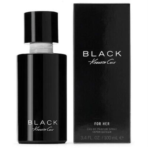 Kenneth Cole Black For Women Perfume Eau de Parfum 3.4 oz 100 ml Edp Spray