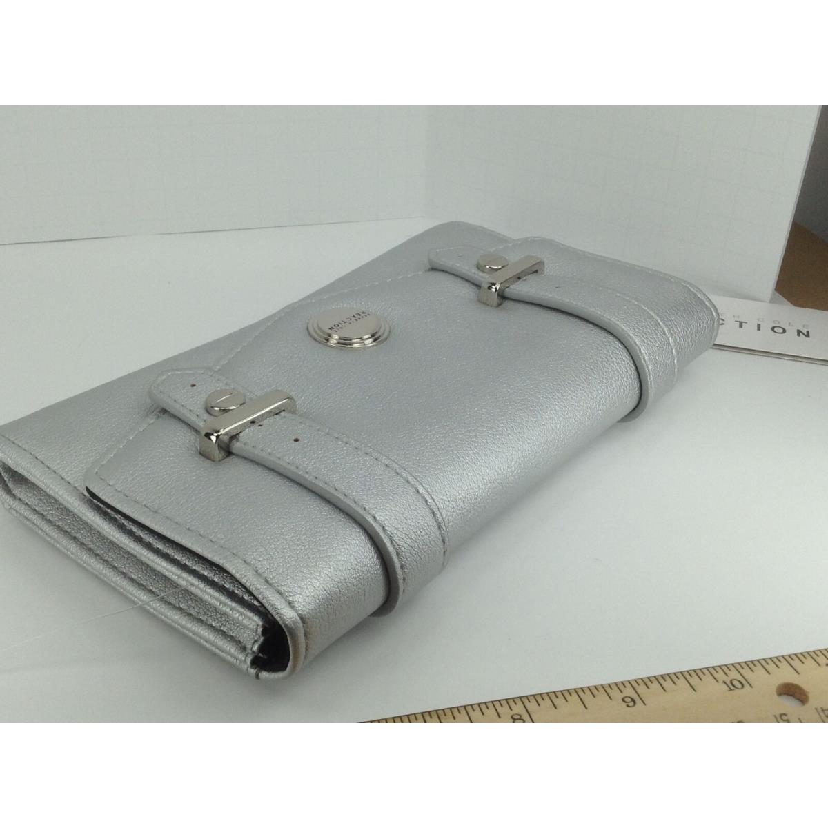 Women`s Kenneth Cole by Macys XL Storm Gray Double Pouch Wallet