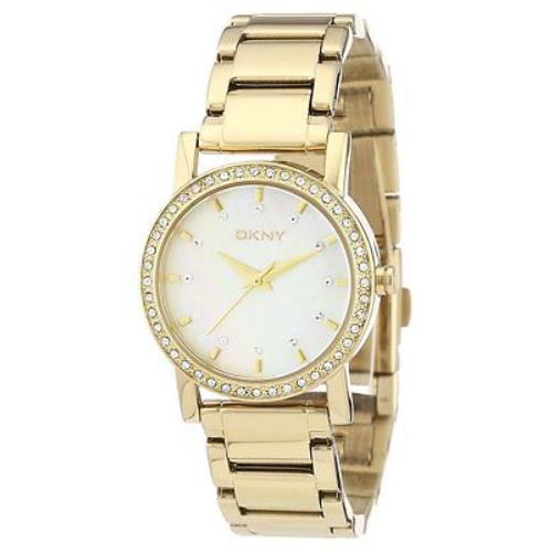 Dkny NY4792 Gold-tone Steel Bracelet Mother-of-pearl Dial Women`s Watch