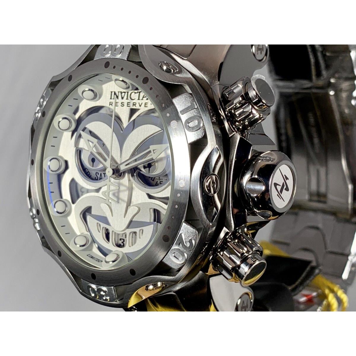 Invicta Reserve Silver Joker 52mm Venom Swiss Chronograph Bracelet