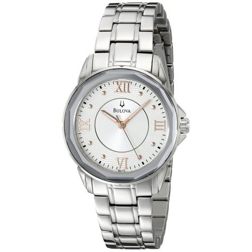 Bulova Women`s Dress Round Bracelet Watch 96L172