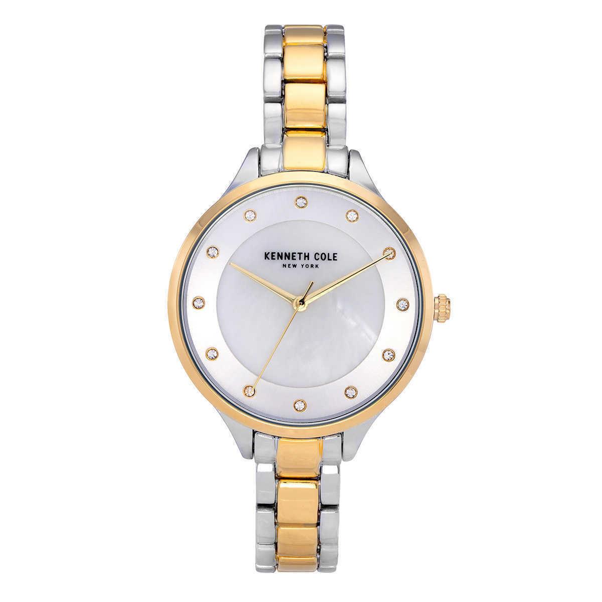 Kenneth Cole KC51058001 Mother-of-pearl Crystal Dial Women`s Watch